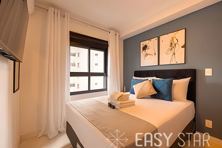 Easy Star - Aconchegante apartamento em Pinheiros - VY01I