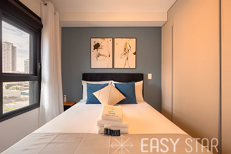 Easy Star - Aconchegante apartamento em Pinheiros - VY01I