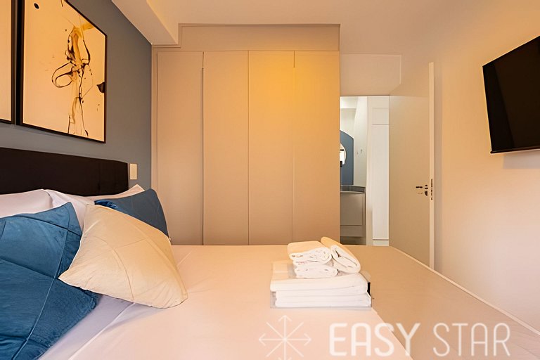 Easy Star - Aconchegante apartamento em Pinheiros - VY01I