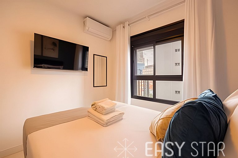 Easy Star - Aconchegante apartamento em Pinheiros - VY01I