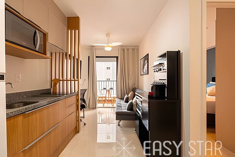 Easy Star - Aconchegante apartamento em Pinheiros - VY01I