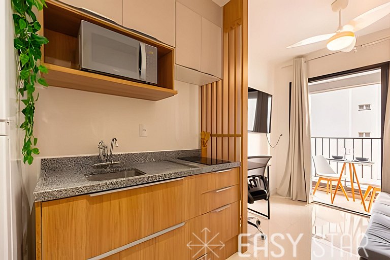 Easy Star - Aconchegante apartamento em Pinheiros - VY01I