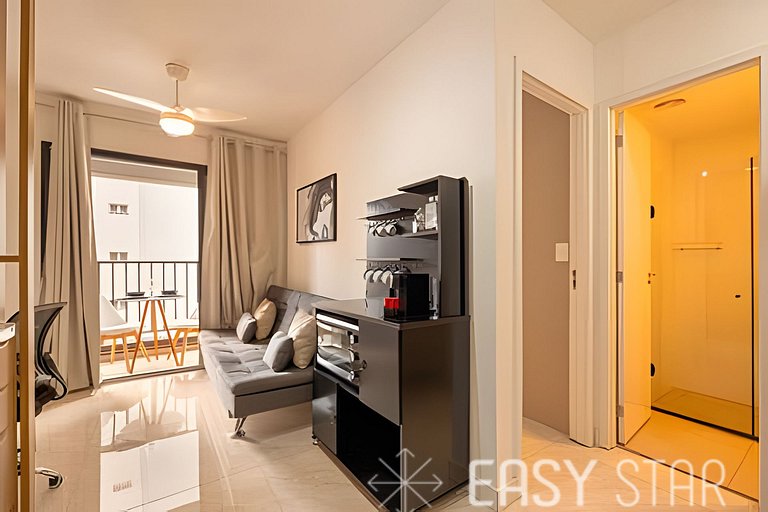 Easy Star - Aconchegante apartamento em Pinheiros - VY01I