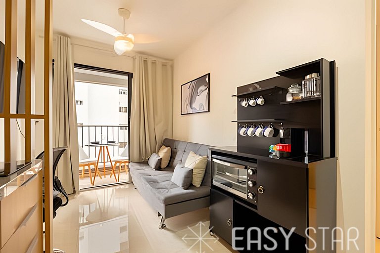 Easy Star - Aconchegante apartamento em Pinheiros - VY01I