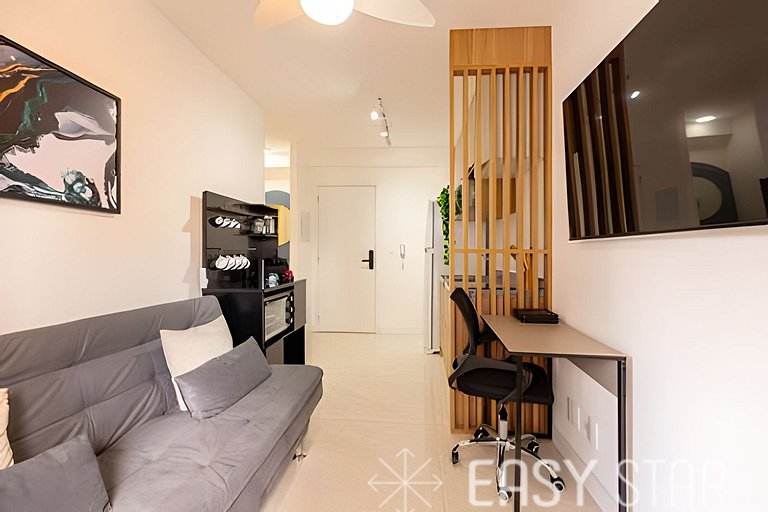 Easy Star - Aconchegante apartamento em Pinheiros - VY01I