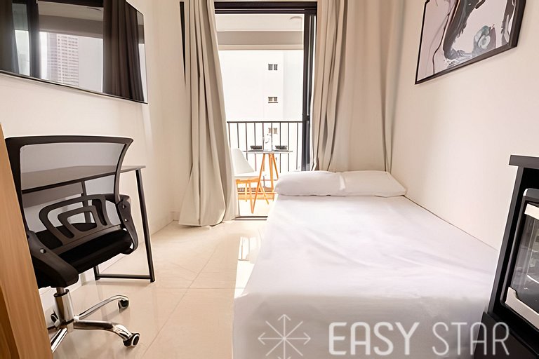 Easy Star - Aconchegante apartamento em Pinheiros - VY01I
