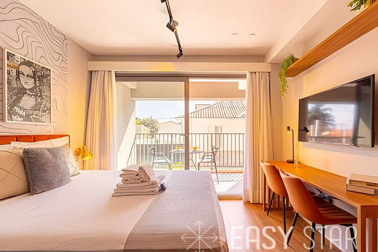Lindo studio no charmoso bairro de Moema