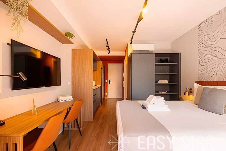 Lindo studio no charmoso bairro de Moema