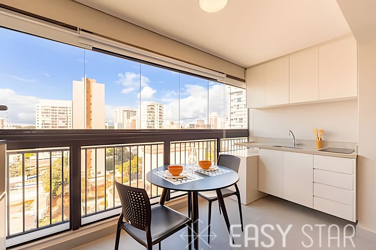 Aconchegante Studio c/ vaga ao lado de CGH