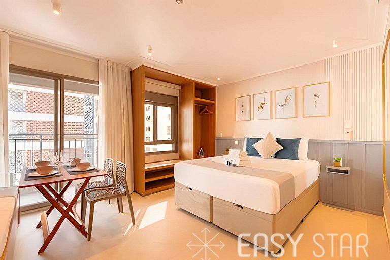 Easy Star – Encantador Estudio en el Corazón de Perdizes – X