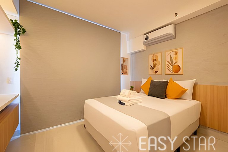 Hermoso Estudio cerca de la Estación Borba Gato