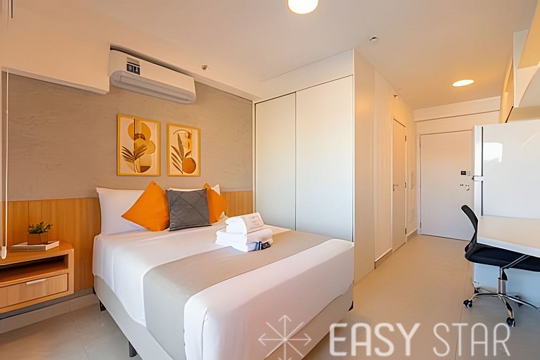 Hermoso Estudio cerca de la Estación Borba Gato