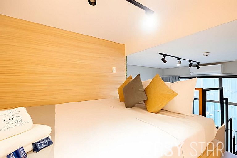 Aconchegante studio com mezanino no Brooklin