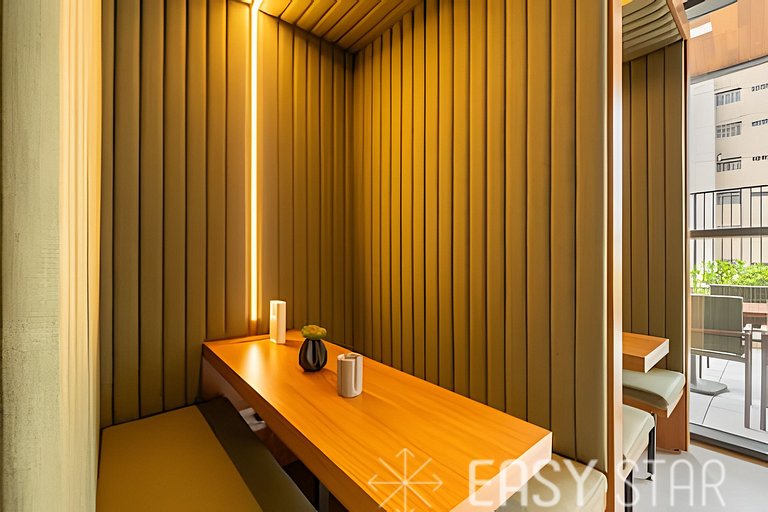 Aconchegante studio com mezanino no Brooklin