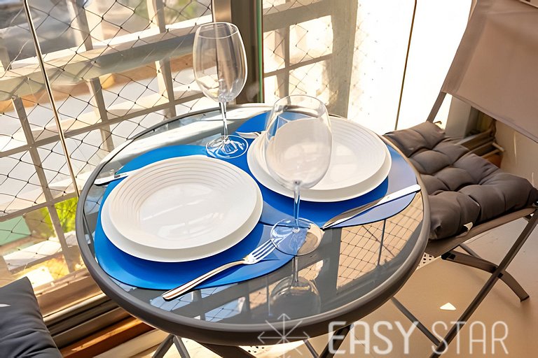 Acogedor estudio con cama Queen en Brooklin