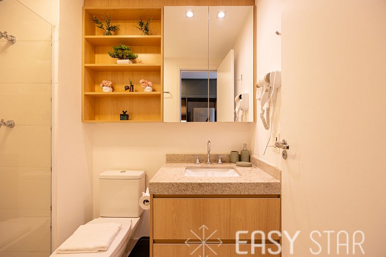 Easy Star - Studio charmoso com piscina no Brooklin! - BQ01I