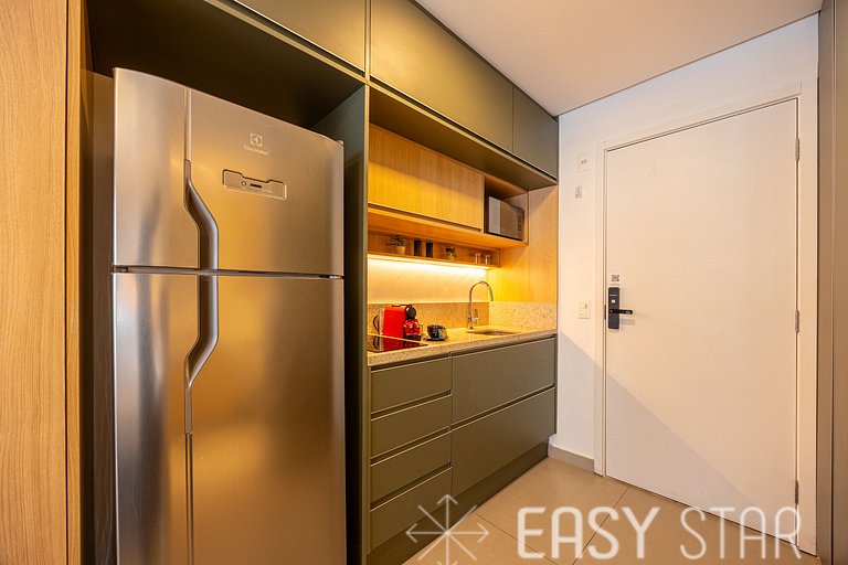 Easy Star - Studio charmoso com piscina no Brooklin! - BQ01I