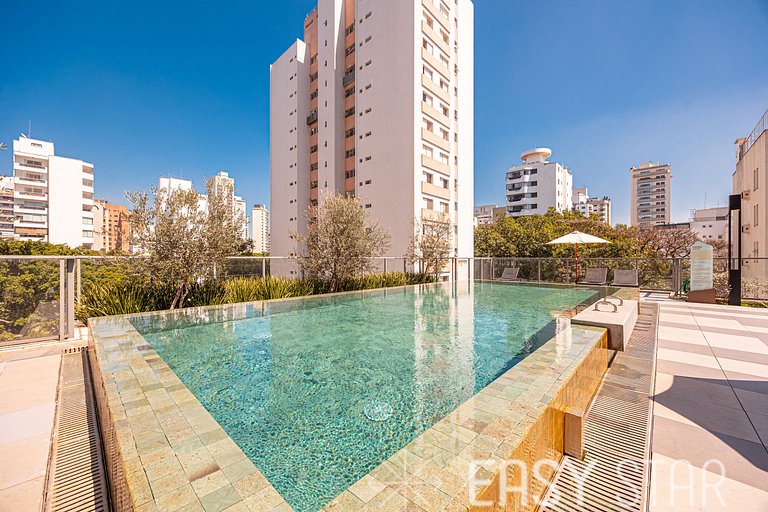 Easy Star - Studio charmoso com piscina no Brooklin! - BQ01I
