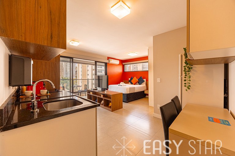 Easy Star - Studio C/Vaga no Melhor do Campo Belo - XT02G