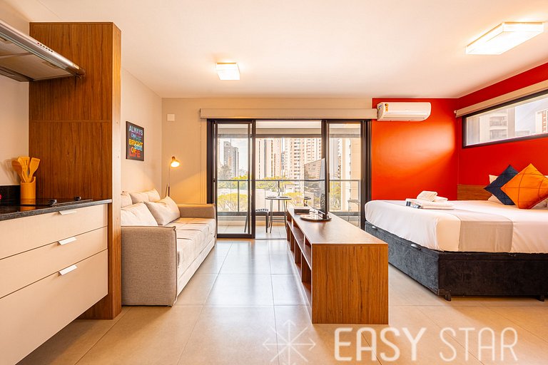 Easy Star - Studio C/Vaga no Melhor do Campo Belo - XT02G