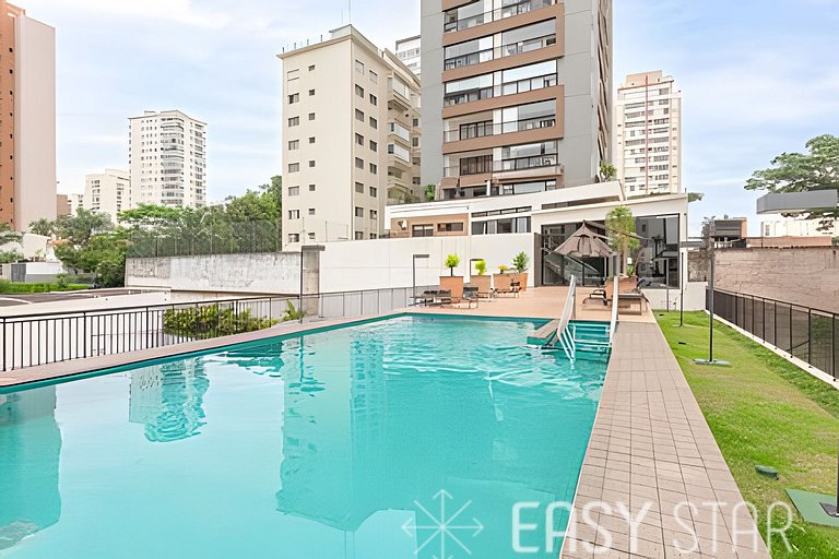 Lindo studio c/ vaga no coração do Campo Belo