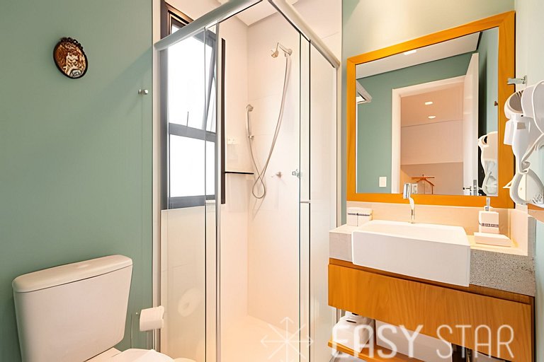 Lindo studio c/ vaga no coração do Campo Belo