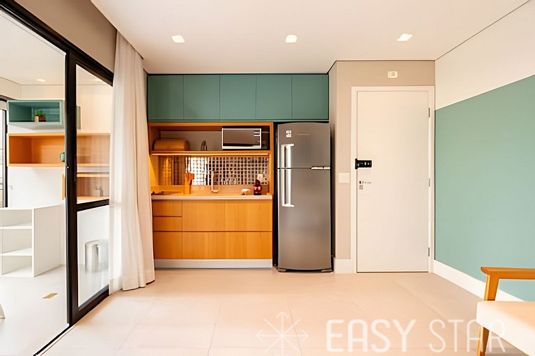 Lindo studio c/ vaga no coração do Campo Belo