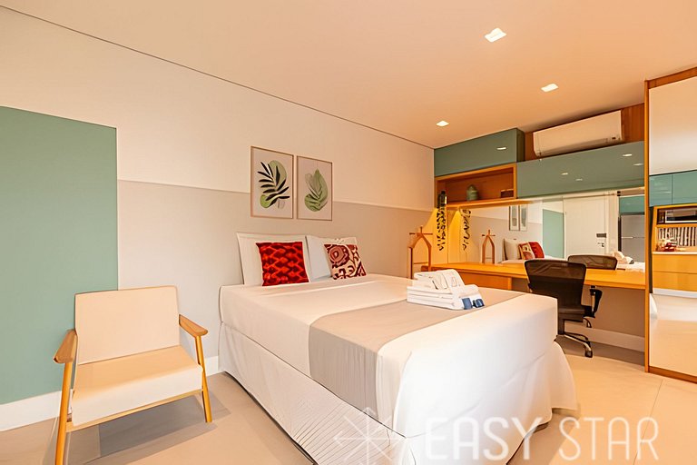 Lindo studio c/ vaga no coração do Campo Belo