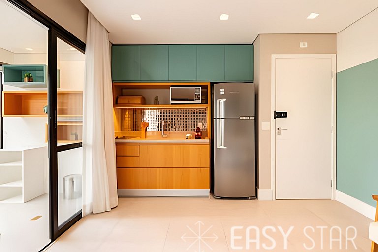 Lindo studio c/ vaga no coração do Campo Belo