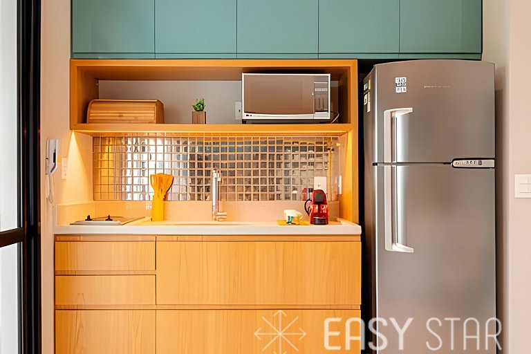 Lindo studio c/ vaga no coração do Campo Belo