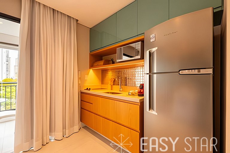 Lindo studio c/ vaga no coração do Campo Belo