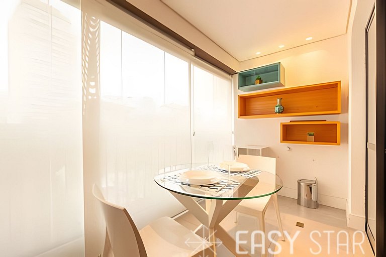 Lindo studio c/ vaga no coração do Campo Belo