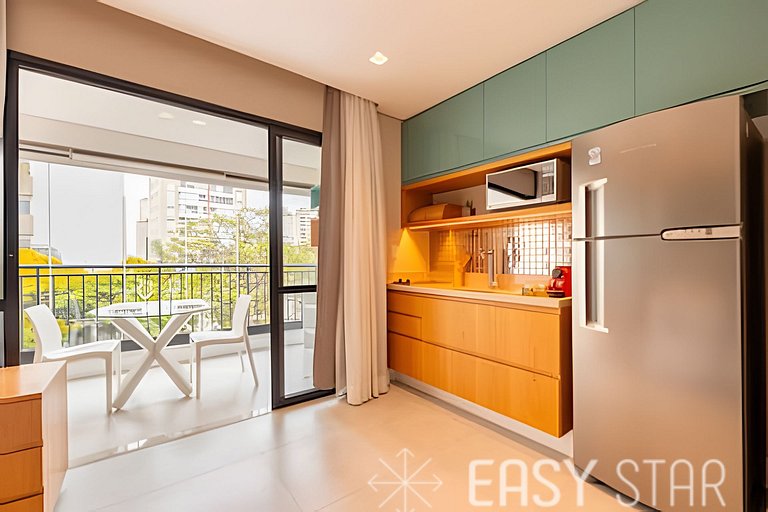 Lindo studio c/ vaga no coração do Campo Belo