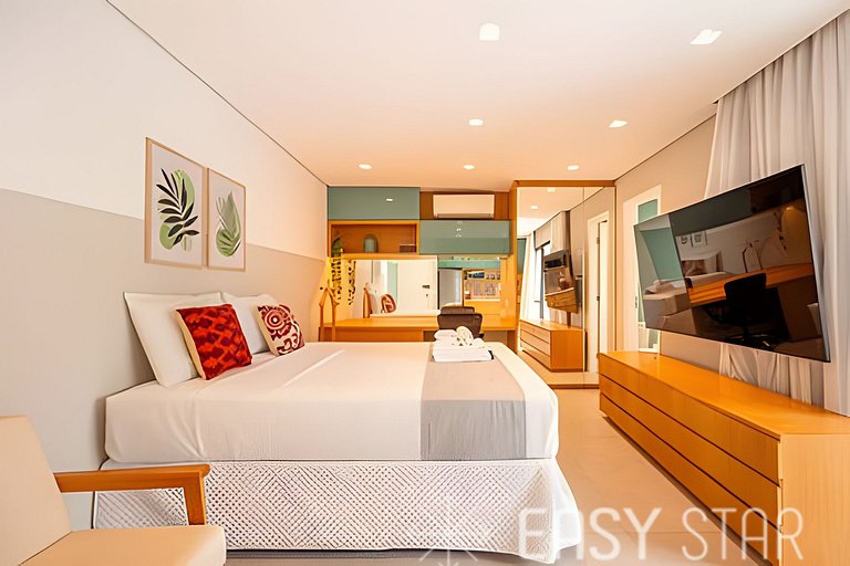 Lindo studio c/ vaga no coração do Campo Belo