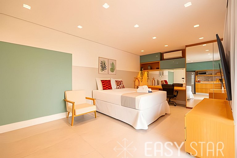 Lindo studio c/ vaga no coração do Campo Belo