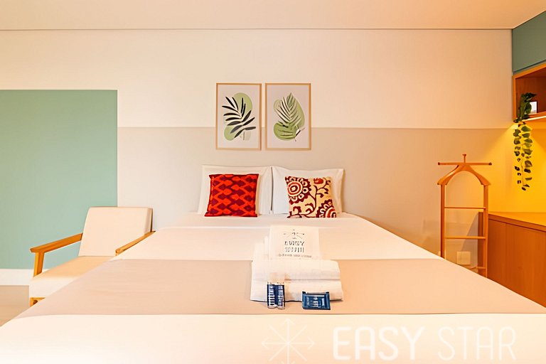 Lindo studio c/ vaga no coração do Campo Belo