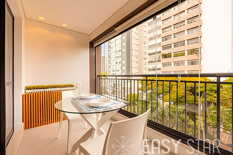 Lindo studio c/ vaga no coração do Campo Belo