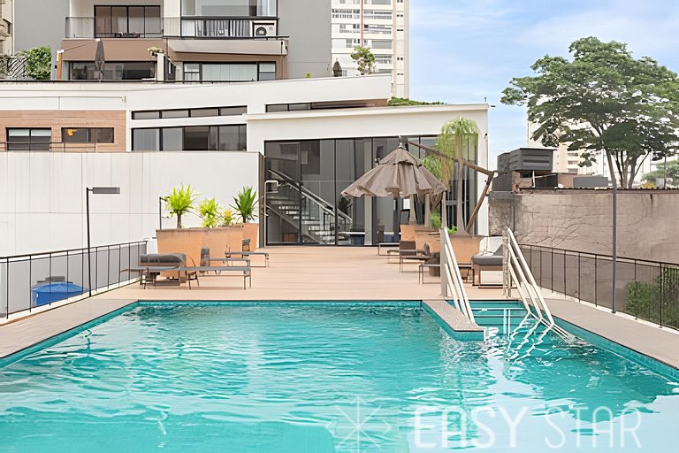 Lindo studio c/ vaga no coração do Campo Belo