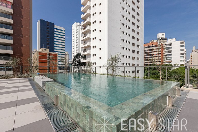Easy Star - Lindo studio iluminado no Brooklin - FE01I