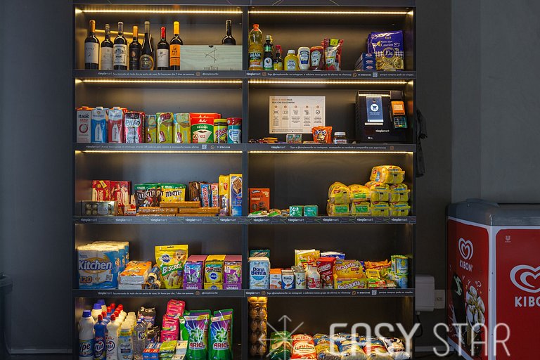 Easy Star - Line Up - Condomínio completo com vaga de garage