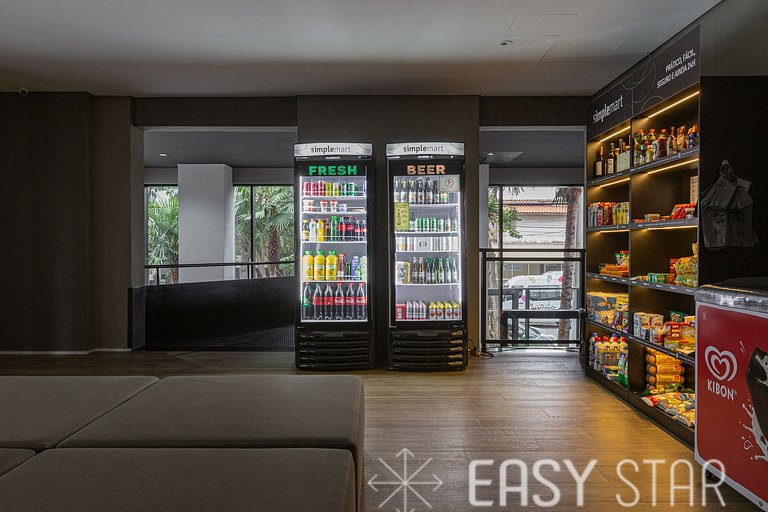 Easy Star - Line Up - Condomínio completo com vaga de garage