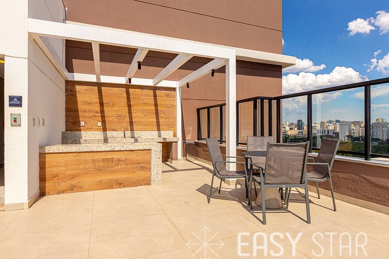 Easy Star - Lindo apartamento no coração de Pinheiros - ED03