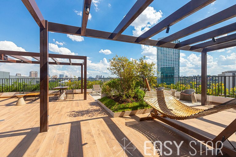 Easy Star - Belo studio perto do Shop. Eldorado em Pinheiros