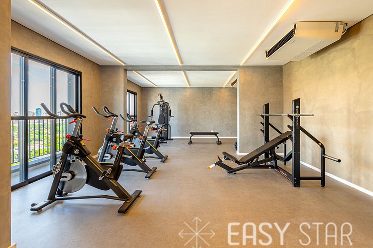 Easy Star - Belo studio perto do Shop. Eldorado em Pinheiros