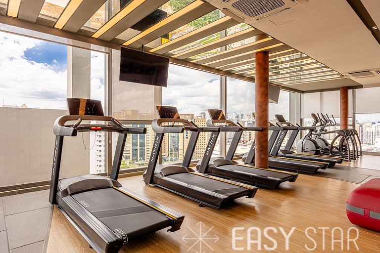 Easy Star - Studio com varanda em Moema. - NS01I