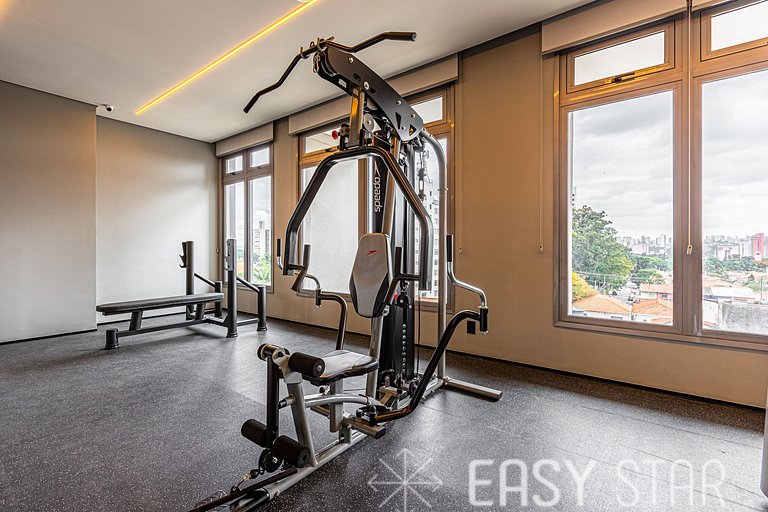 Easy Star - Fabuloso studio duplo no Alto da Boa Vista - GA0