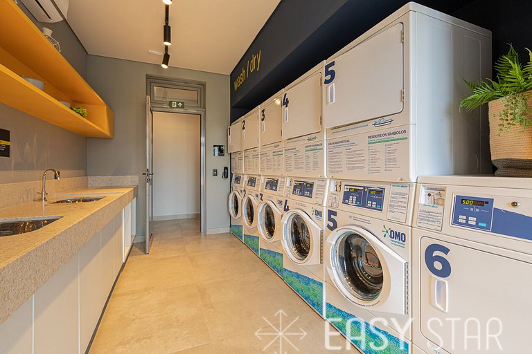 Easy Star - Studio cheio de estilo proximo da linha lilás -