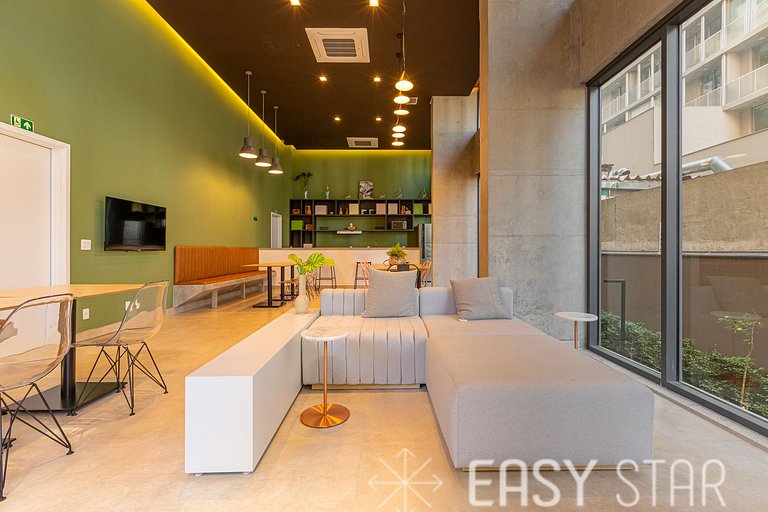 Easy Star - Studio no coração da Consolação com vista livre