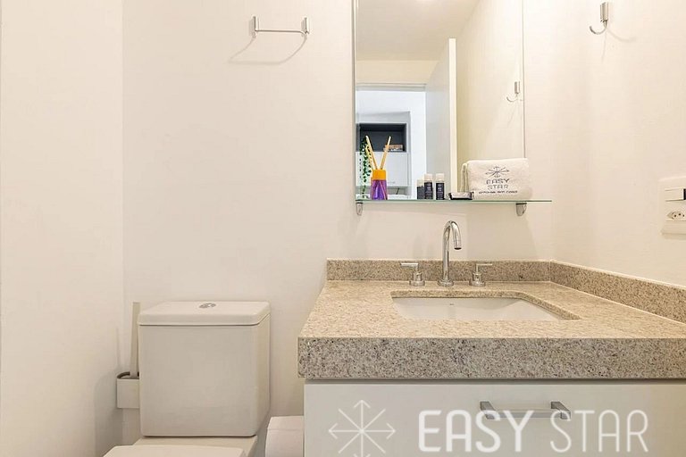 Easy Star - Studio aconchegante no Brooklin - YH03H