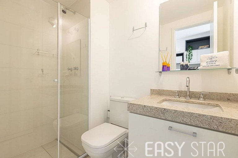 Easy Star - Studio aconchegante no Brooklin - YH03H